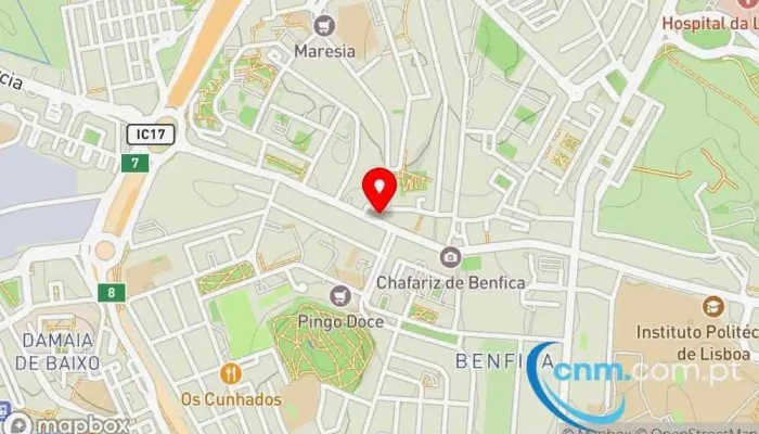 Wells -  Mapa - Lisboa