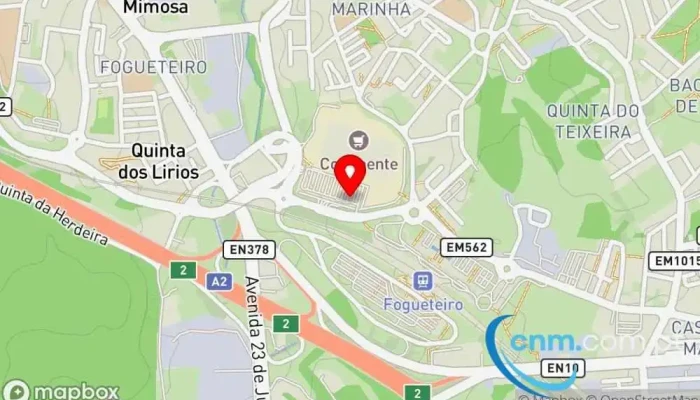 Zippy Riosul Shopping Seixal Mapa - Amora